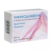 Изображение товара Лимфодиавена таблетки покрыт. п/о 600мг, №30