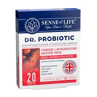 Изображение товара Sense of Life Dr.Probiotic Снижение 4 метаболических факторов риска капсулы, №30