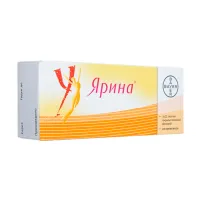 Изображение товара Ярина таблетки покрыт. п/о 3мг+0,03мг, N21*3, Байер