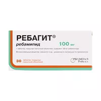 Изображение товара Ребагит таблетки покрыт. п/о 100мг, №30 Фармакор