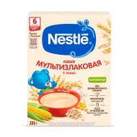Nestle каша мультизлаковая безмолочная 4 злака (6+мес), 200г