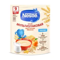 Изображение товара Nestle Молочная мультизлаковая каша с мёдом и кусочками абрикоса (9+мес), 200г