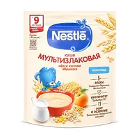 Изображение товара Nestle Молочная мультизлаковая каша с мёдом и кусочками абрикоса (9+мес), 200г
