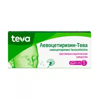 Изображение товара Левоцетиризин-Тева таблетки покрыт. п/о 5мг, №14
