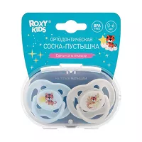Изображение товара Roxy-kids Tiger пустышка силиконовая (0-6мес)цвет в ассорт., 2шт