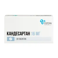 Изображение товара Кандесартан таблетки 16мг, №28 Озон