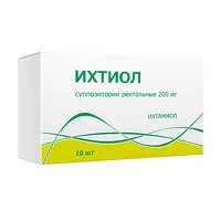 Изображение товара Ихтиол суппозитории рект. 200мг, №10