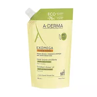 Изображение товара A-Derma Exomega Control Смягчающее масло для душа для сухой и атопичной кожи, сменный блок, 500мл