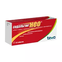Изображение товара Седальгин-Нео таблетки, №10 Тева