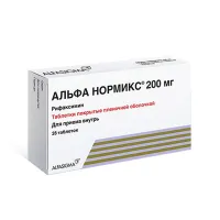 Изображение товара Альфа Нормикс таблетки покрыт. п/о 200мг, №28 Альфасигма