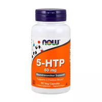 Изображение товара NOW 5-гидрокситриптофан (5-HTP) капсулы 50мг, №90