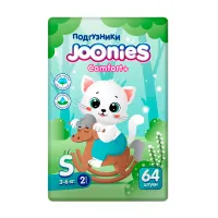 Joonies Comfort+ подгузники S (3-6кг), №64
