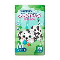 Изображение товара Joonies Comfort+ подгузники р.М (6-11кг), 58шт
