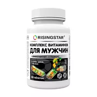 Изображение товара Risingstar Комплекс витаминов для мужчин таблетки п/о, №60