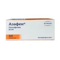 Изображение товара Азафен таблетки 25мг, №50 Хемофарм
