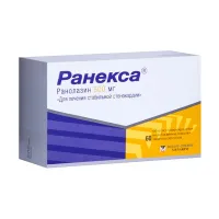 Изображение товара Ранекса таблетки с пролонг. высвоб. покрыт. п/о 500мг, №60 Менарини-фон Хейден