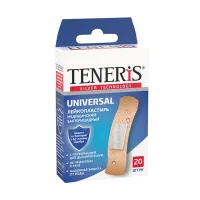 Изображение товара Teneris Universal лейкопластырь бактерицидный на полимерной основе, 20шт
