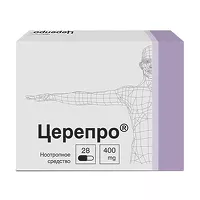 Изображение товара Церепро капсулы 400мг, №28