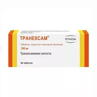 Изображение товара Транексам таблетки покрыт. п/о 250 мг, №30