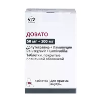 Изображение товара Довато таблетки покрыт. п/о 50мг+300мг, №30 Глаксо