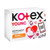 Изображение товара Kotex Young Normal прокладки, 8шт