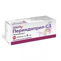 Изображение товара Периндоприл СЗ таблетки 8мг, №60