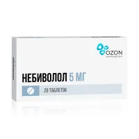 Изображение товара Небиволол таблетки 5мг, №28 Озон