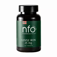 Изображение товара NFO Легкодоступное железо таблетки 25мг, №100