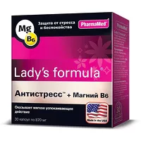 Изображение товара Lady's formula Антистресс+Магний В6 капсулы, №30