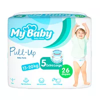 Изображение товара Mybaby Baby Pants Extra Large подгузники-трусики размер 5-XL (13-20кг), 26шт