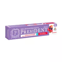 Изображение товара PresiDENT зубная паста для детей 50 RDA Клубника (3-6 лет) , 70г