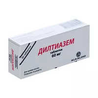 Изображение товара Дилтиазем таблетки 60мг, №30