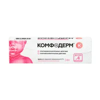 Изображение товара Комфодерм К крем д/наружн. прим. 0,1%, 15г
