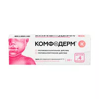 Изображение товара Комфодерм К крем д/наружн. прим. 0,1%, 30г