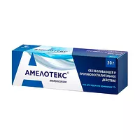 Изображение товара Амелотекс гель д/наружн. прим. 1%, 30г Рафарма