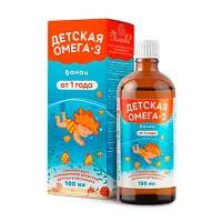 Изображение товара Кук Ля Кук Омега-3 детская раствор д/приема внутрь со вкусом банана, 100мл