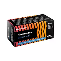 Изображение товара Оланзапин Медисорб таблетки покрыт. п/о 10мг, №28