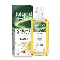 Изображение товара Lysi Рыбий жир со вкусом лимона жидкость для приема внутрь, 240 мл