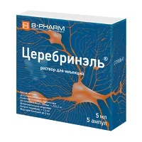 Изображение товара Церебринэль раствор д/инъекций, 5мл №5