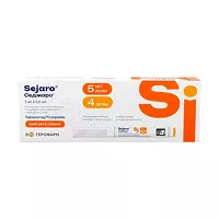Изображение товара Седжаро раствор д/п/к введ. 5мг/доза, 2,4мл №1+4иглы