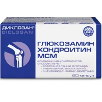 Изображение товара Диклозан Глюкозамин Хондроитин МСМ капсулы, №60