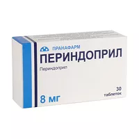 Изображение товара Периндоприл Прана таблетки 8мг, №30