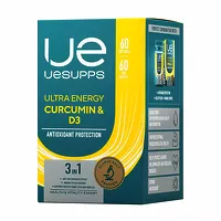 Изображение товара Uesupps Ultra Energy Куркумин и витамин D3 капсулы мягкие, №60