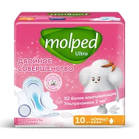 Изображение товара Molped Ultra прокладки ультратонкие нормал, 10шт