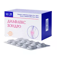 Изображение товара Диафлекс Хондро капсулы 25мг+200мг, №90