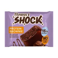 Изображение товара Fitness Shock брауни горячий шоколад, без сахара, 50г