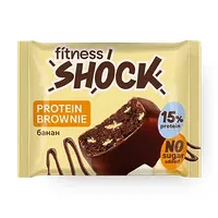 Изображение товара Fitness Shock брауни банан, без сахара, 50г