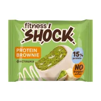 Изображение товара Fitness Shock брауни фисташка, без сахара, 50г