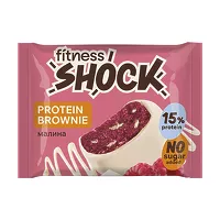 Изображение товара Fitness Shock брауни малина, без сахара, 50г