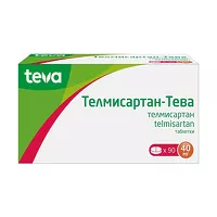 Изображение товара Телмисартан-Тева таблетки 40мг, №90